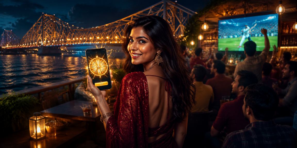 Indian player enjoying slots game on mobile in Kolkata